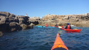 Navigation en raz cailloux en nord Bretagne