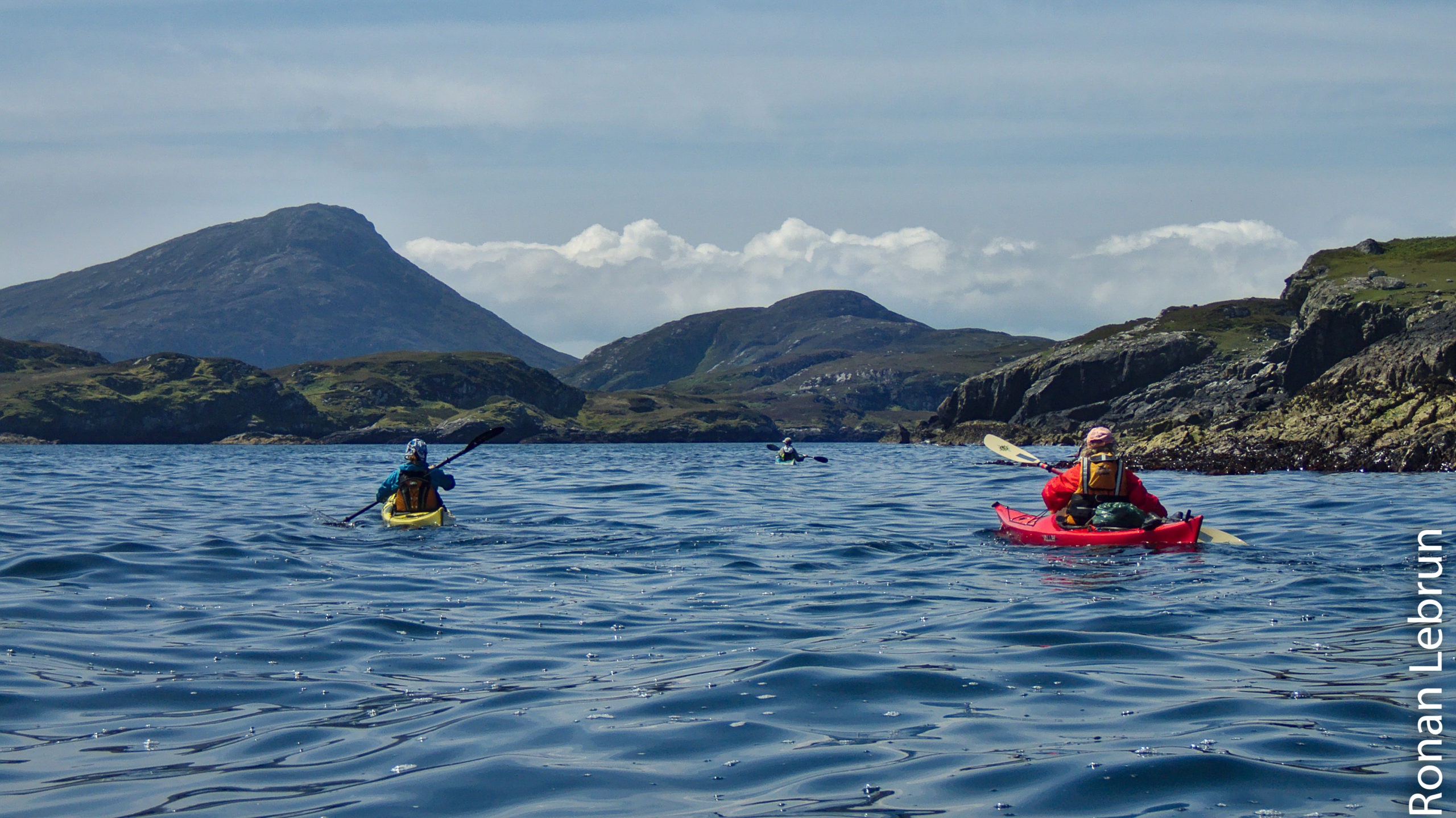 Ile de Mull. Kayak de mer. Écosse