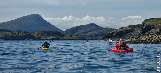 Ile de Mull. Kayak de mer. Écosse