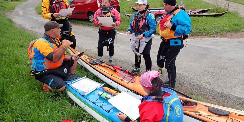 Formation kayak de mer Navigation