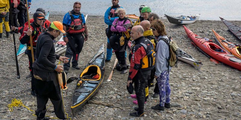 Gestion d'incidents kayak de mer